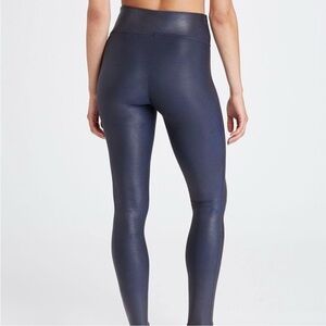 Spanx Faux Leather Leggings Blue XL